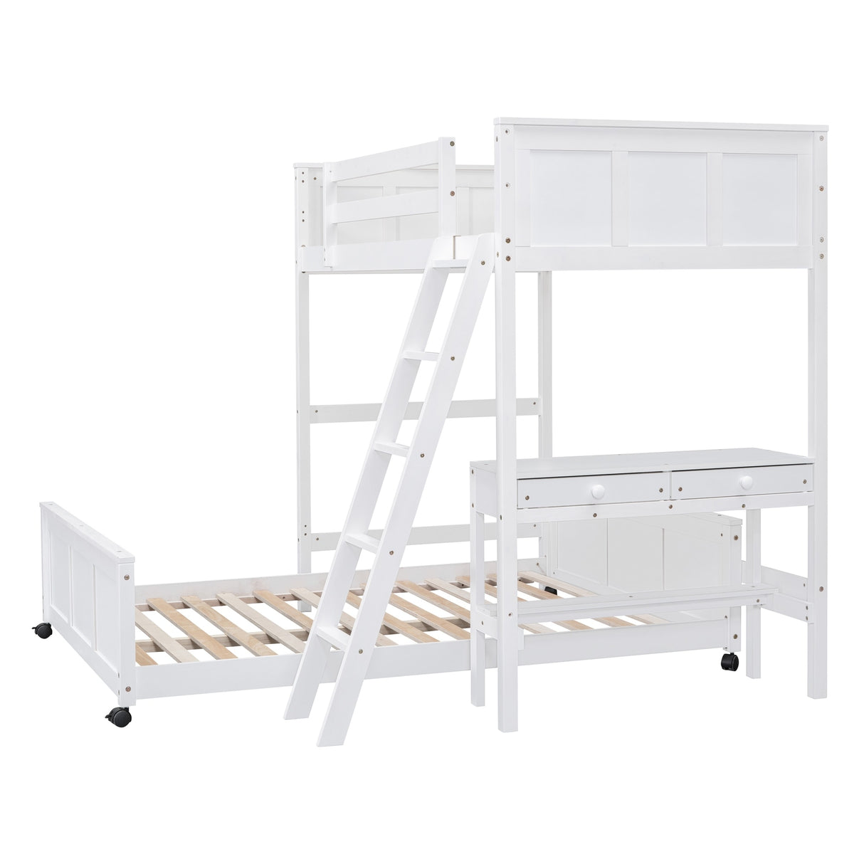 Full Bunk Bed with Desk