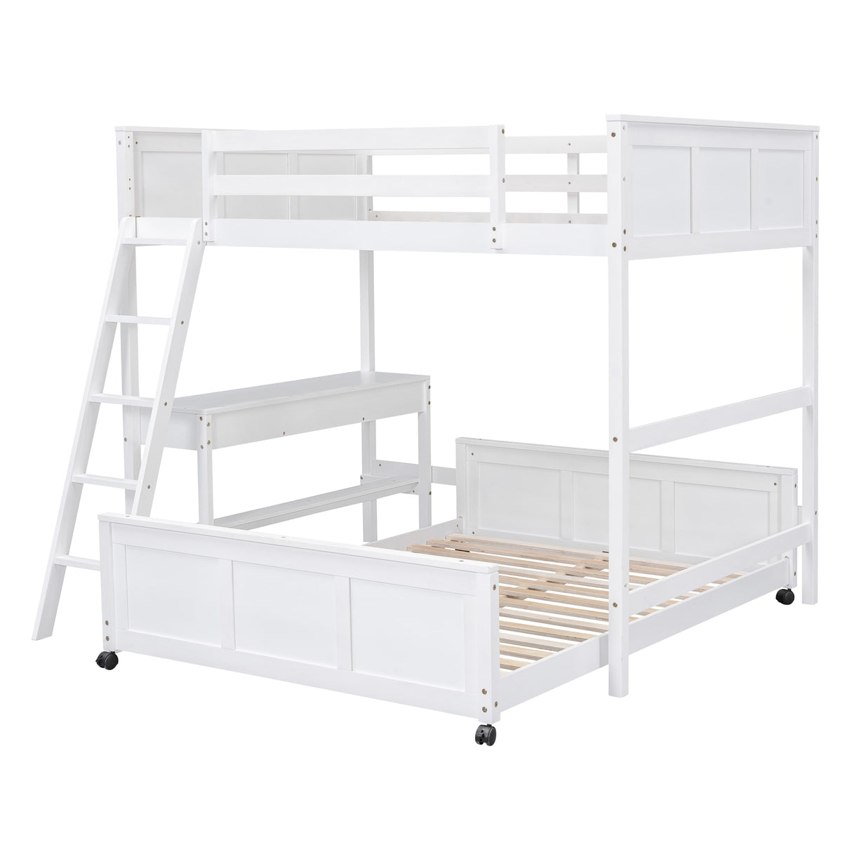 Full Bunk Bed with Desk