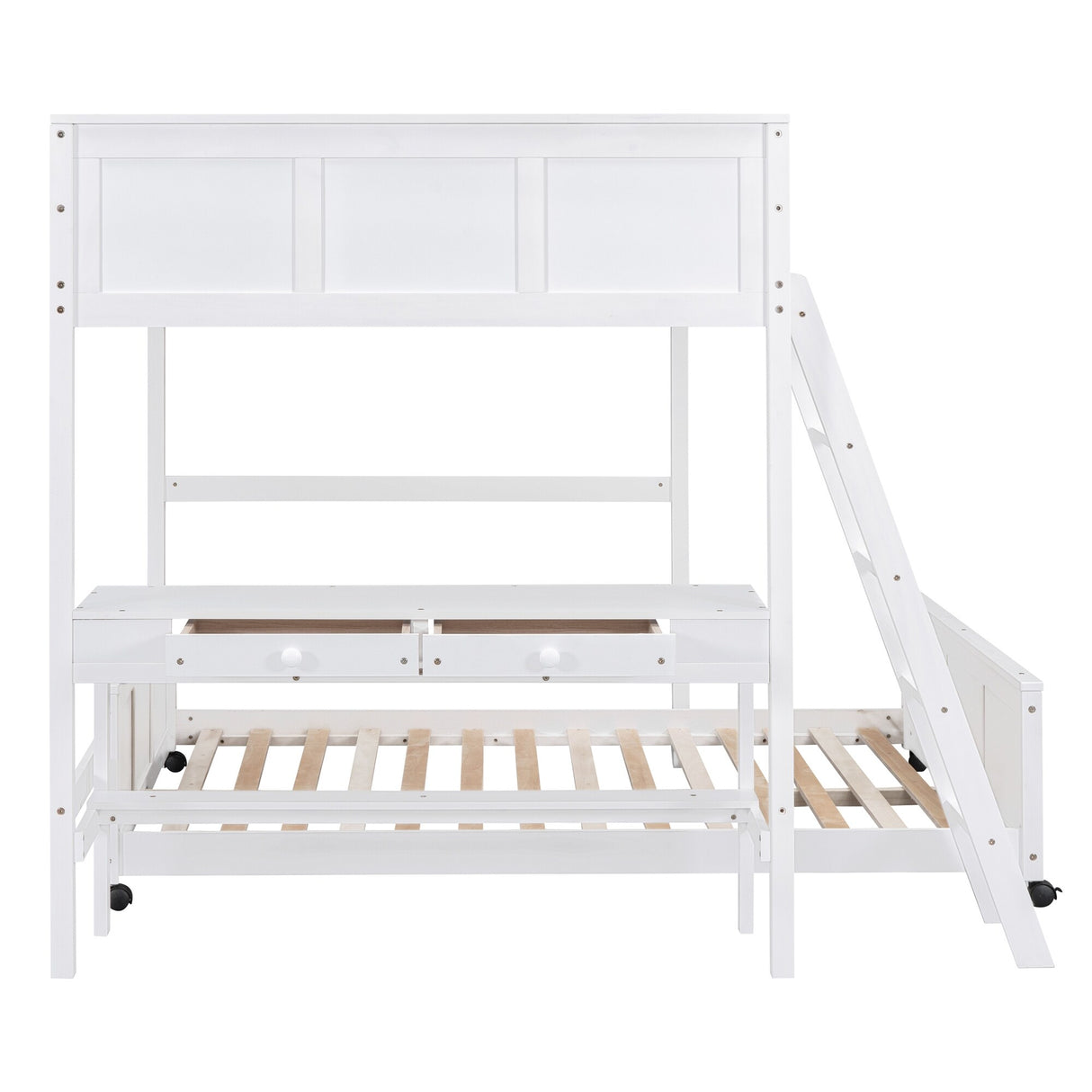 Full Bunk Bed with Desk