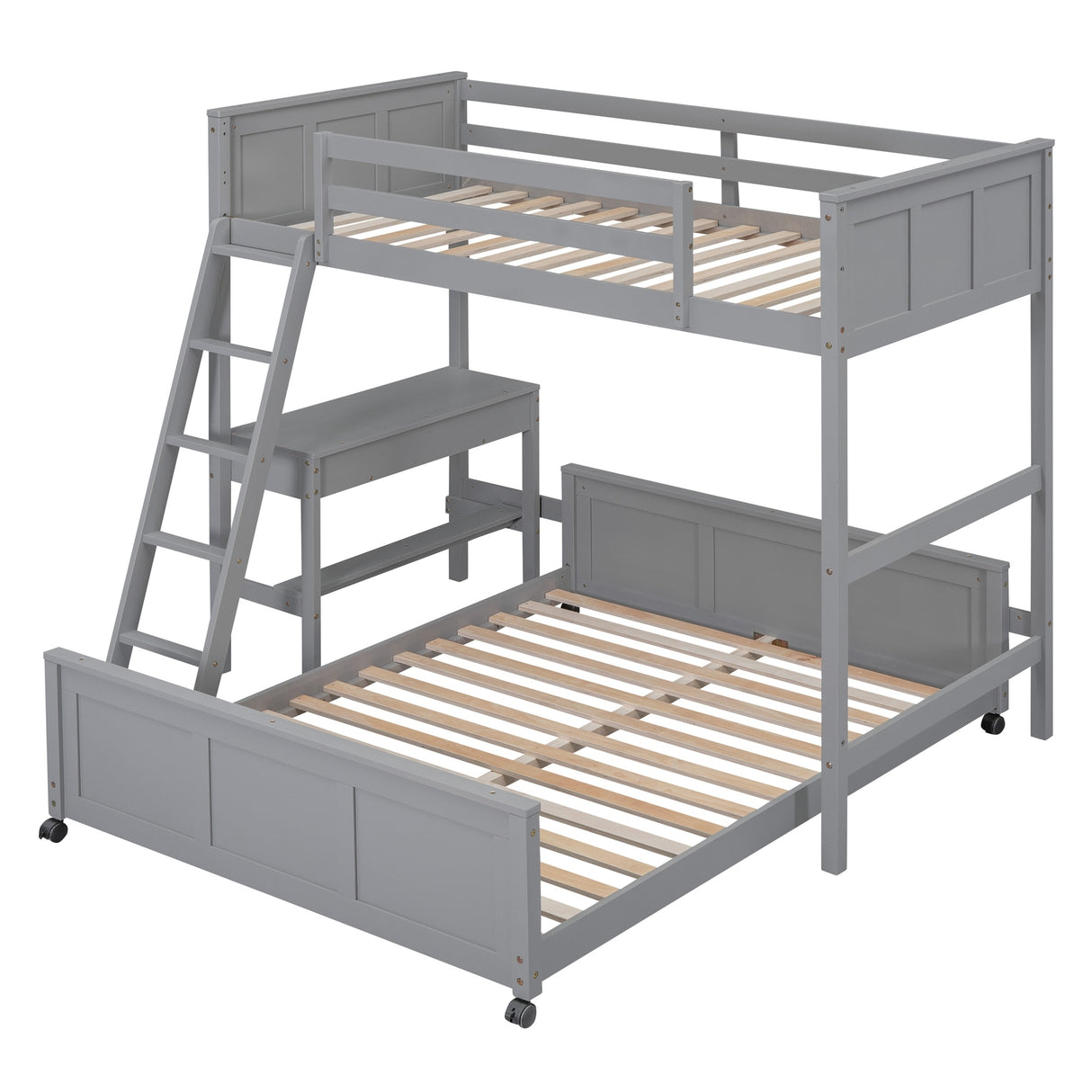 Full Bunk Bed with Desk