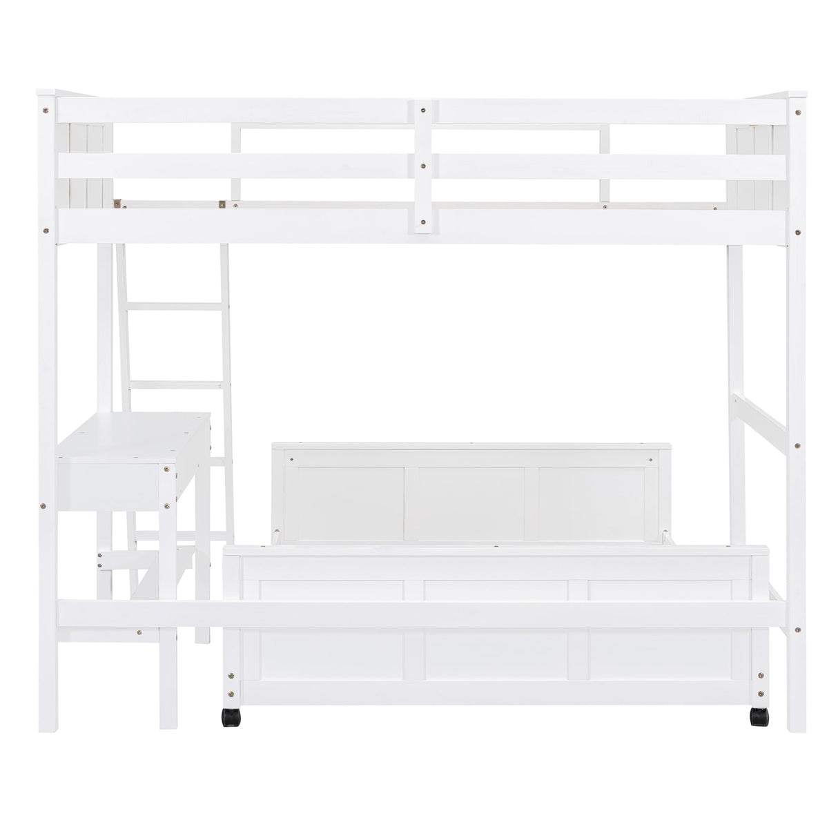 Full Bunk Bed with Desk