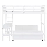 Full Bunk Bed with Desk