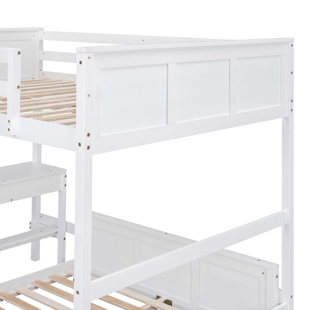 Full Bunk Bed with Desk