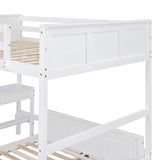 Full Bunk Bed with Desk