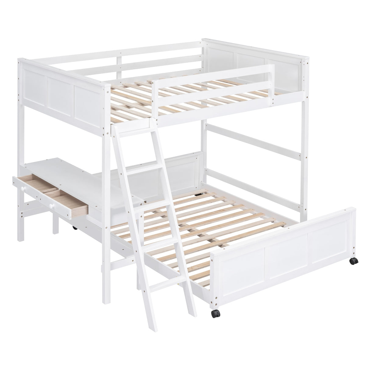 Full Bunk Bed with Desk