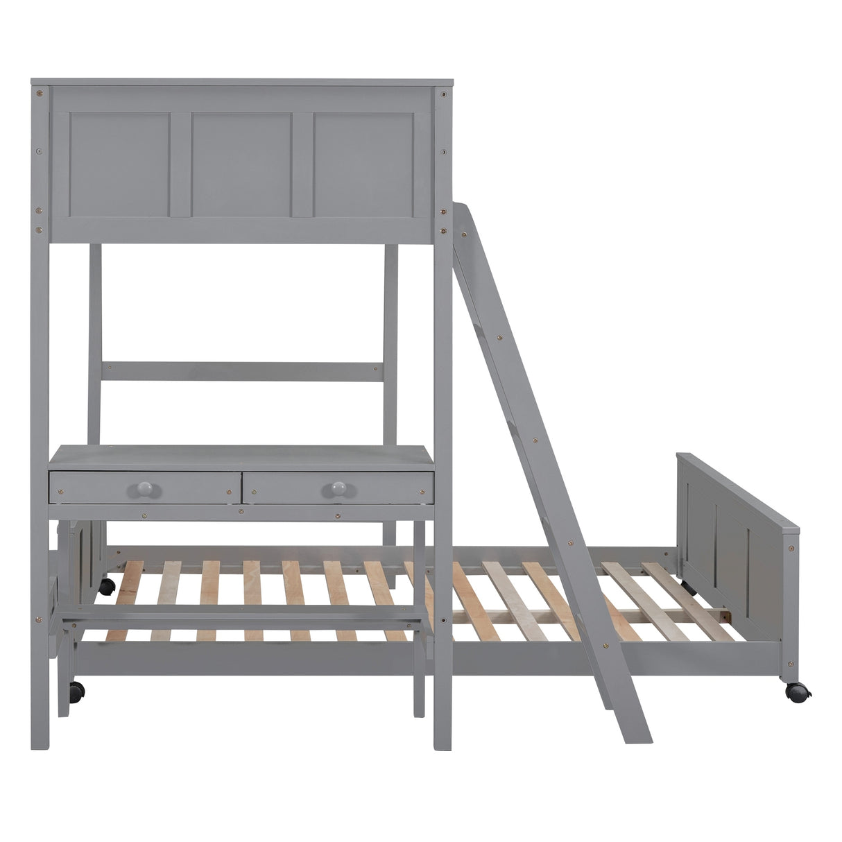 Full Bunk Bed with Desk