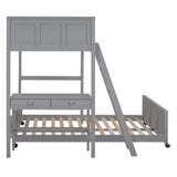 Full Bunk Bed with Desk