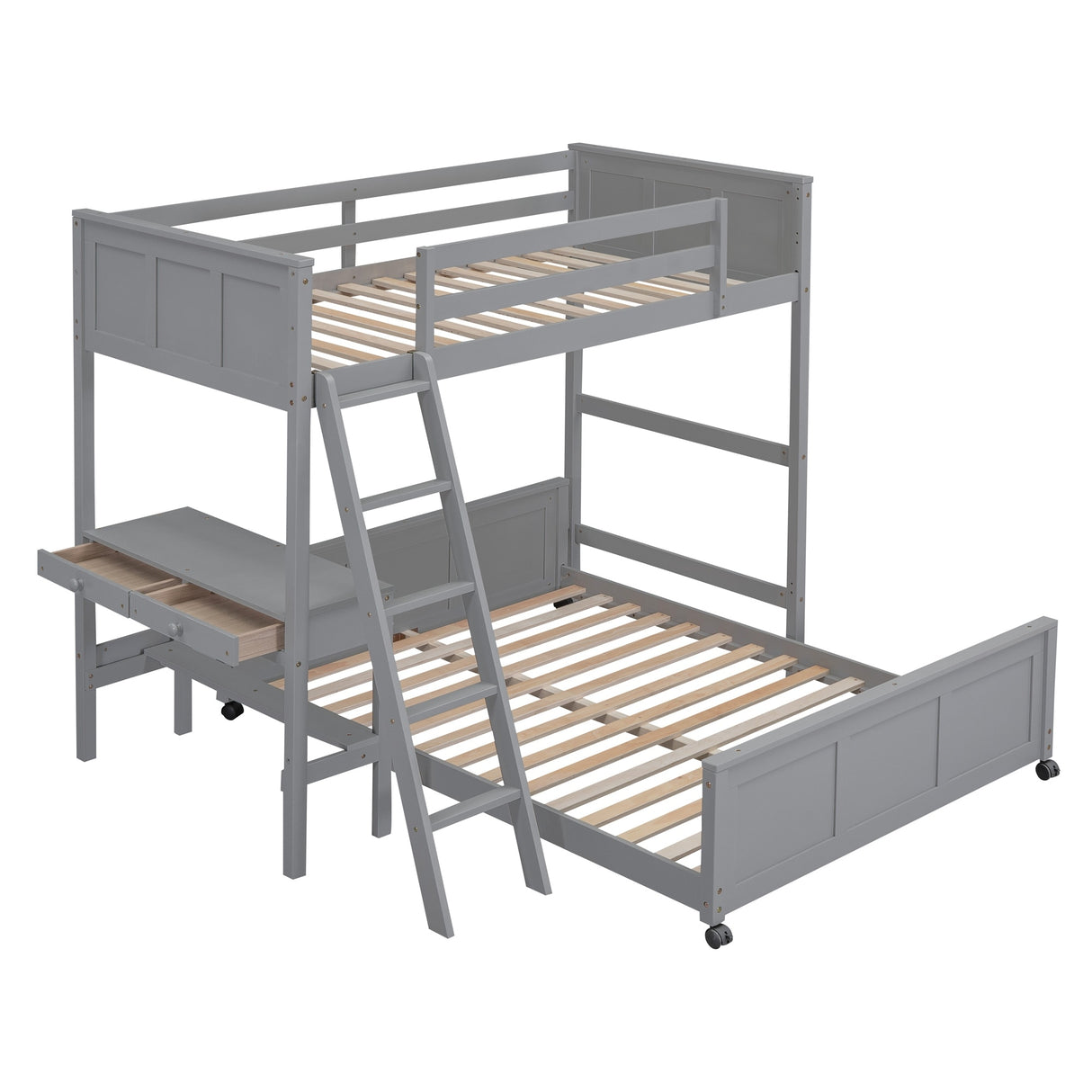 Full Bunk Bed with Desk