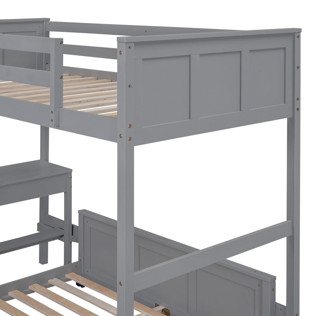 Full Bunk Bed with Desk