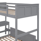 Full Bunk Bed with Desk