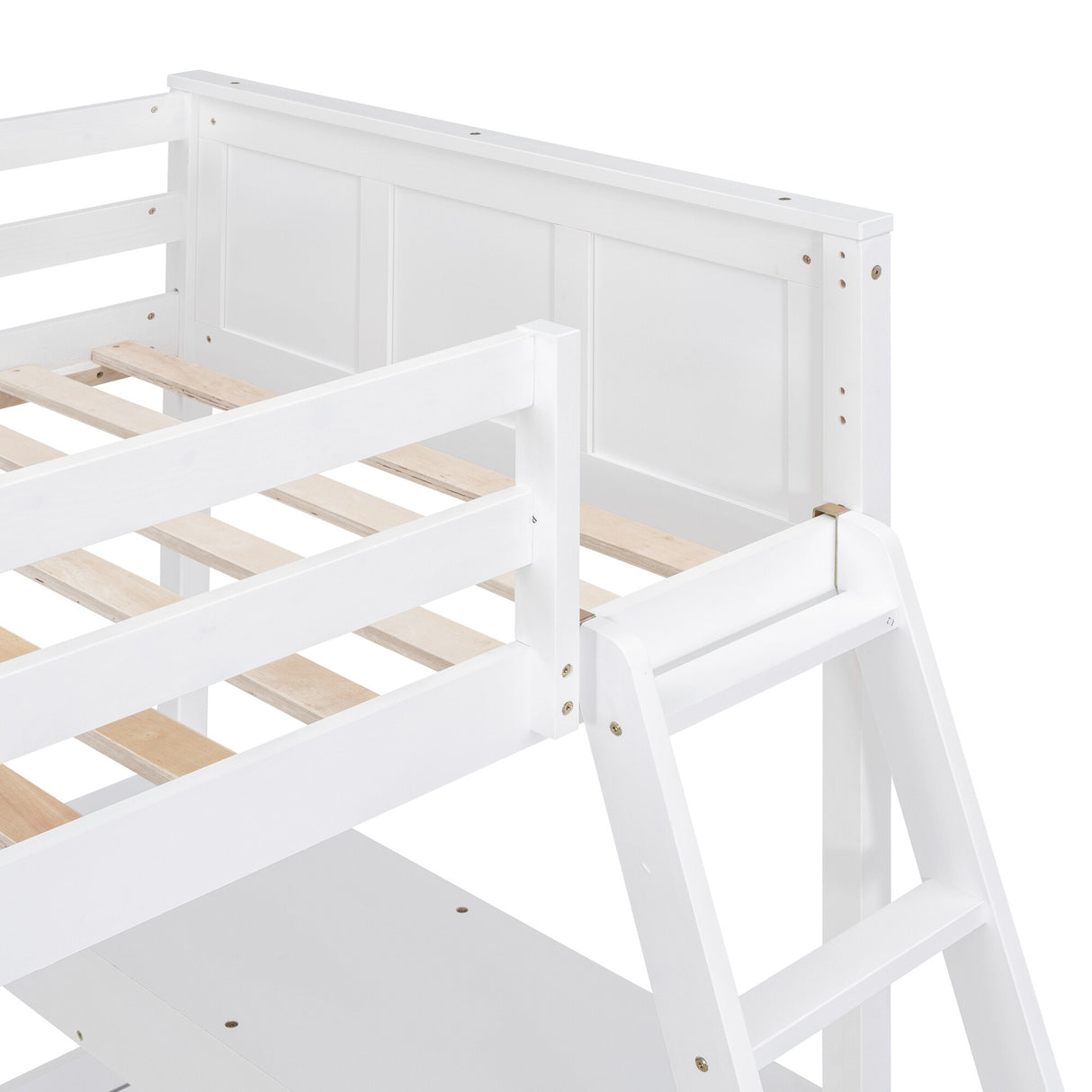 Full Bunk Bed with Desk