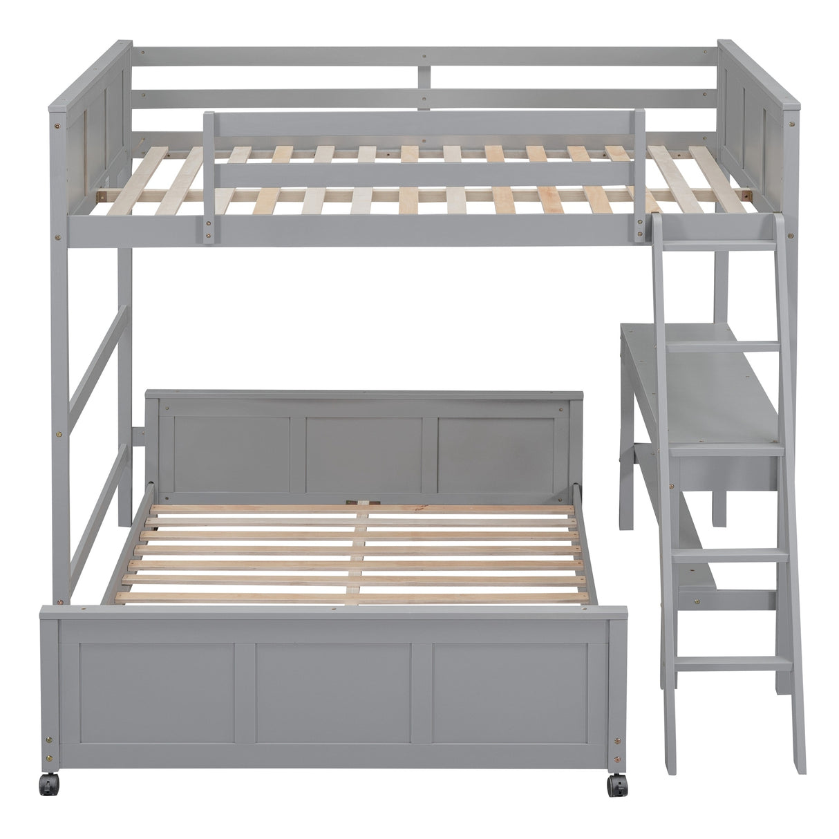 Full Bunk Bed with Desk