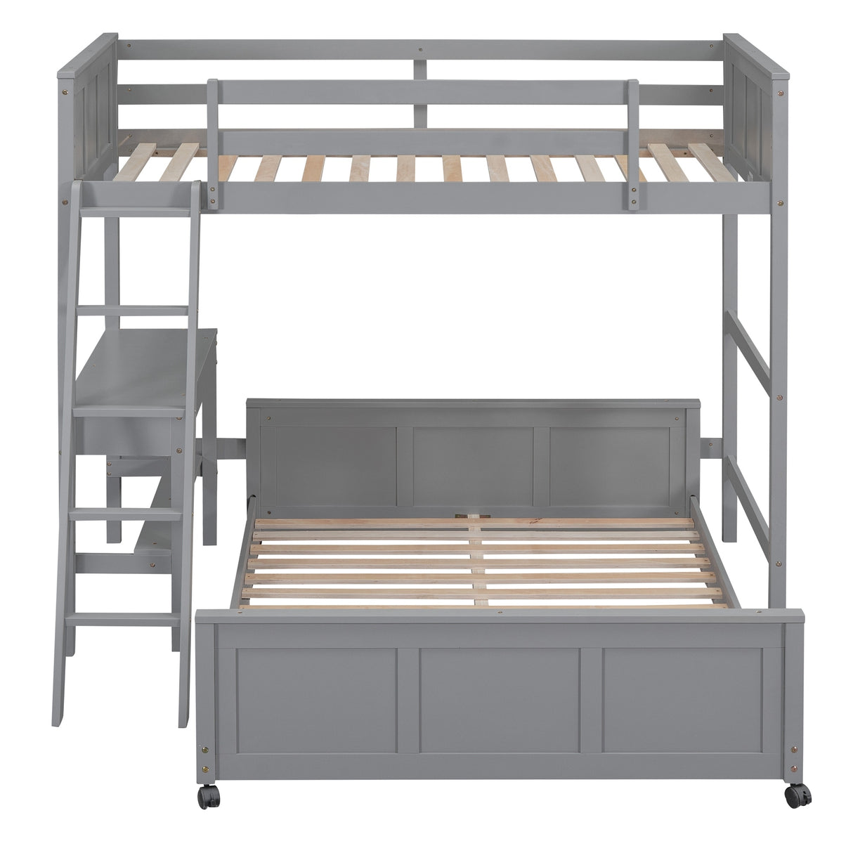 Full Bunk Bed with Desk