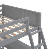 Full Bunk Bed with Desk
