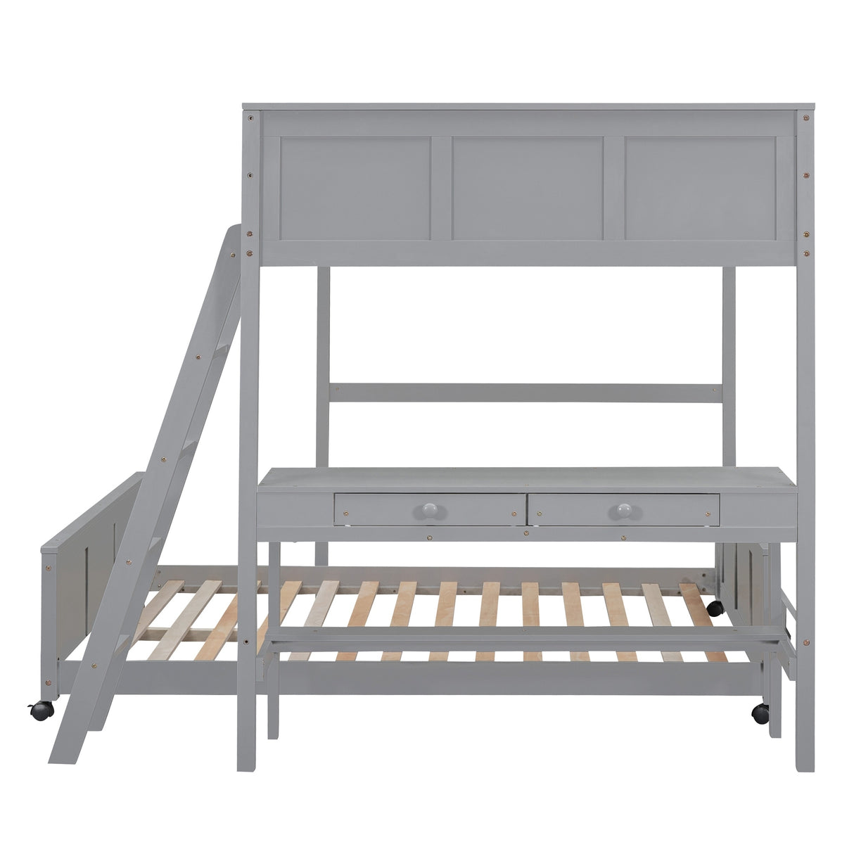 Full Bunk Bed with Desk