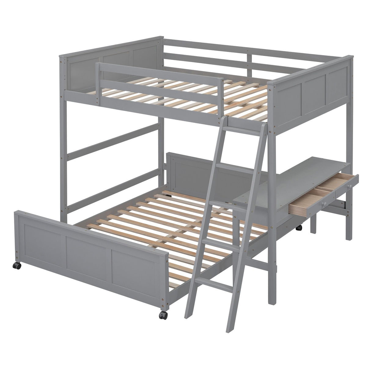 Full Bunk Bed with Desk