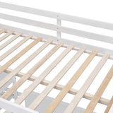 Full Bunk Bed with Desk