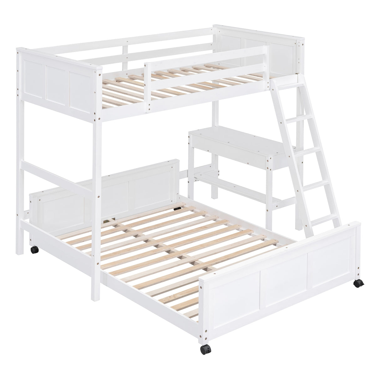 Full Bunk Bed with Desk
