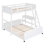 Full Bunk Bed with Desk
