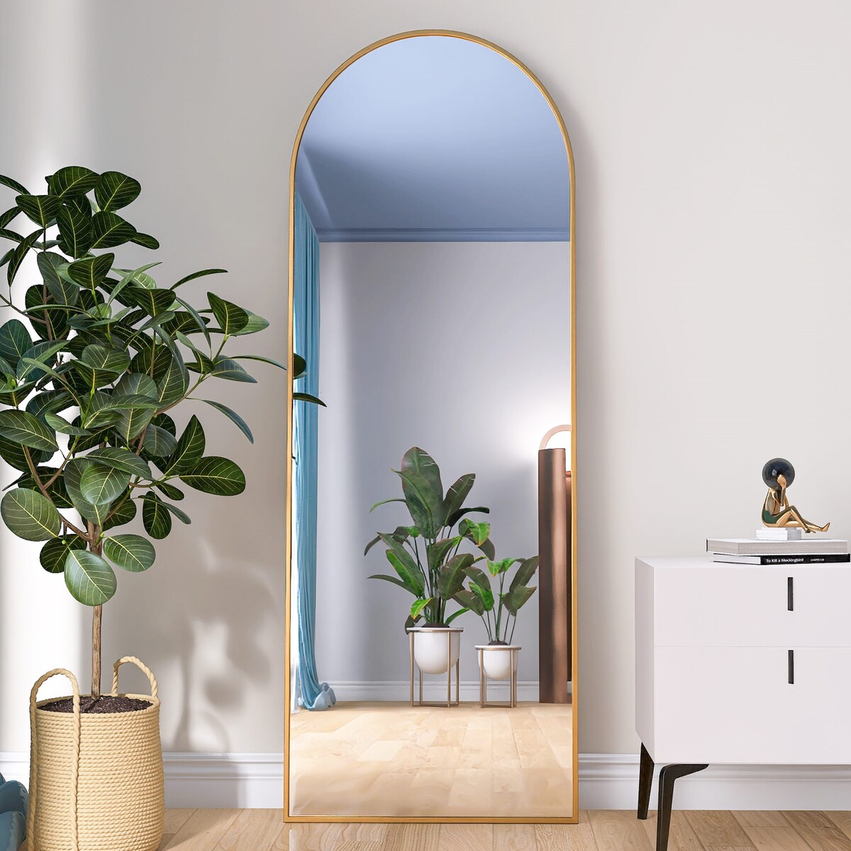 Full Length Mirror Floor Mirror Hanging Standing or Leaning