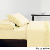 Ultra Soft Double Brushed Microfiber Ruffle Sheet Set