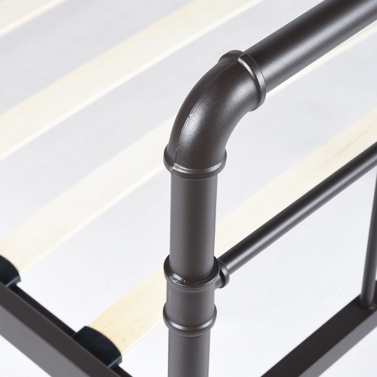 Nestfair Full Metal Frame Bed with Headboard and Footboard
