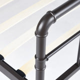 Nestfair Full Metal Frame Bed with Headboard and Footboard