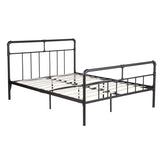 Nestfair Full Metal Frame Bed with Headboard and Footboard
