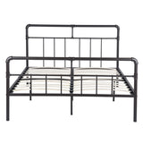 Nestfair Full Metal Frame Bed with Headboard and Footboard