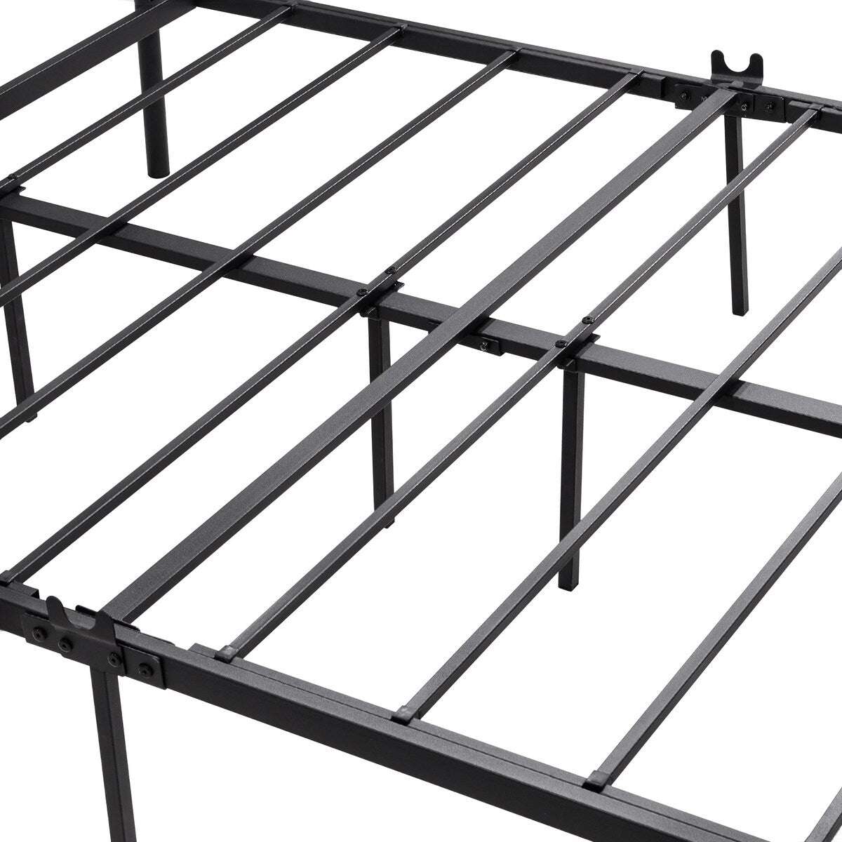 Full Metal Platform Bed Frame with Headboard