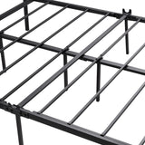 Full Metal Platform Bed Frame with Headboard