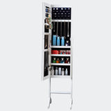 Full Mirror Jewelry Storage Cabinet