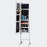 Full Mirror Jewelry Storage Cabinet