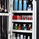 Full Mirror Jewelry Storage Cabinet