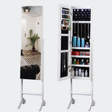 Full Mirror Jewelry Storage Cabinet
