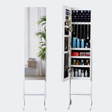 Full Mirror Jewelry Storage Cabinet