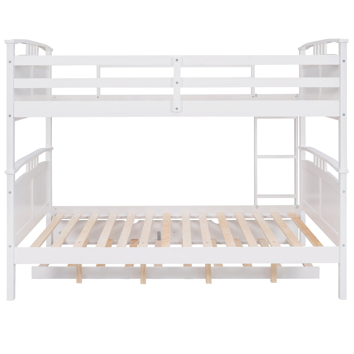 Full-Over-Full Bunk Bed with Twin size Trundle , Separable Bunk Bed for Bedroom