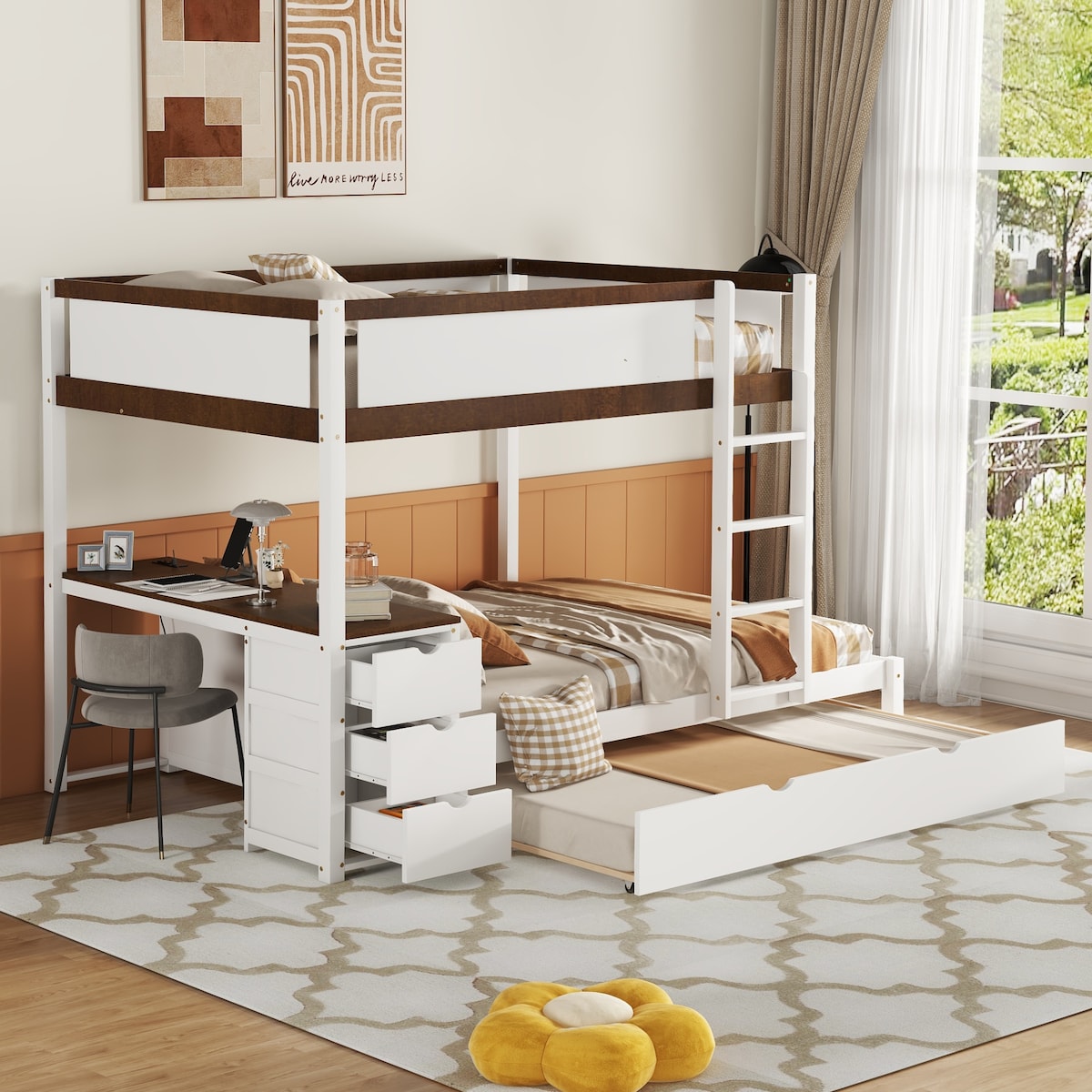 Overstock twin over full bunk bed sales