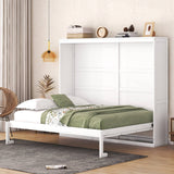 Full/Queen Size Wooden Murphy Bed Wall Bed