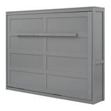 Full/Queen Size Wooden Murphy Bed Wall Bed