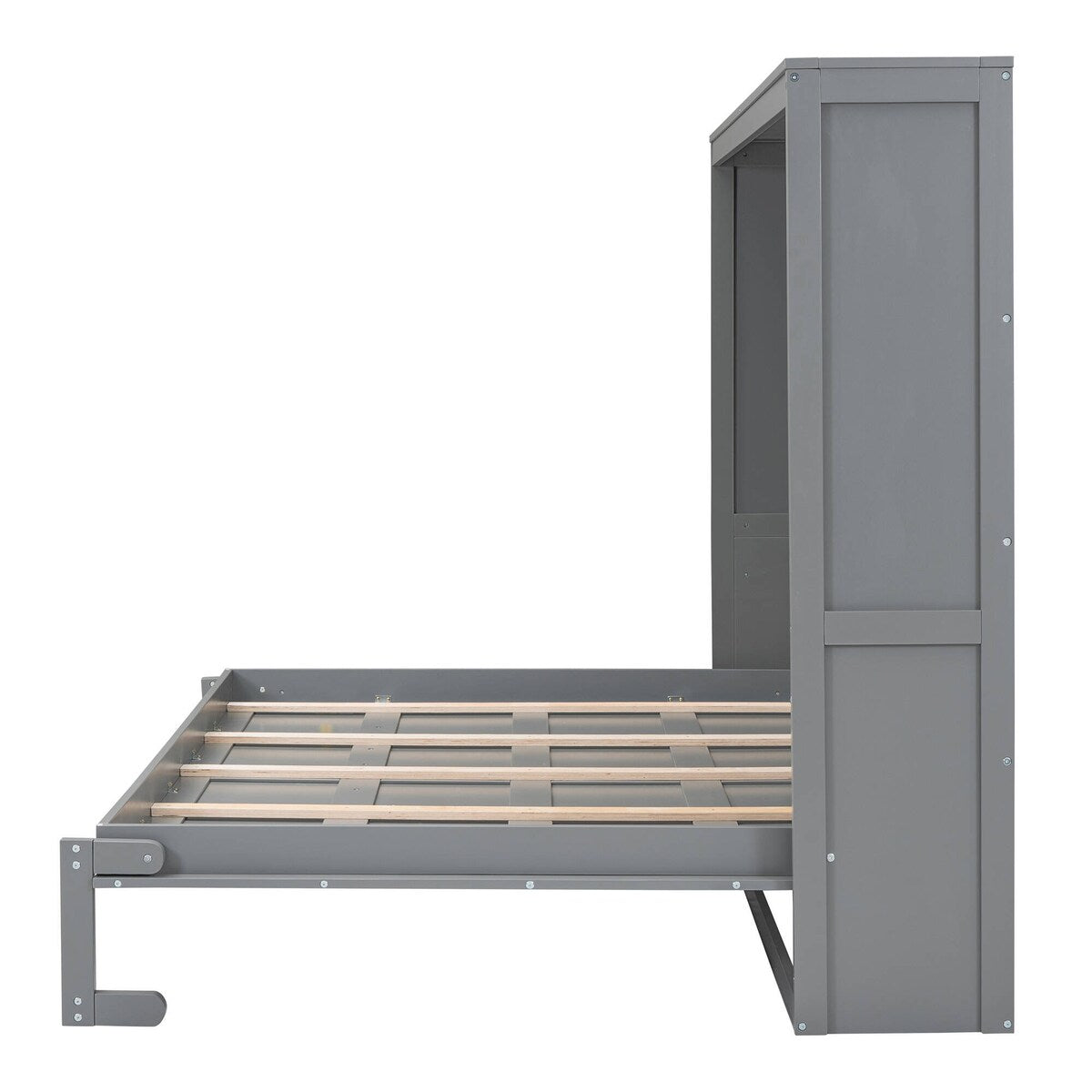 Full/Queen Size Wooden Murphy Bed Wall Bed