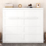 Full/Queen Size Wooden Murphy Bed Wall Bed