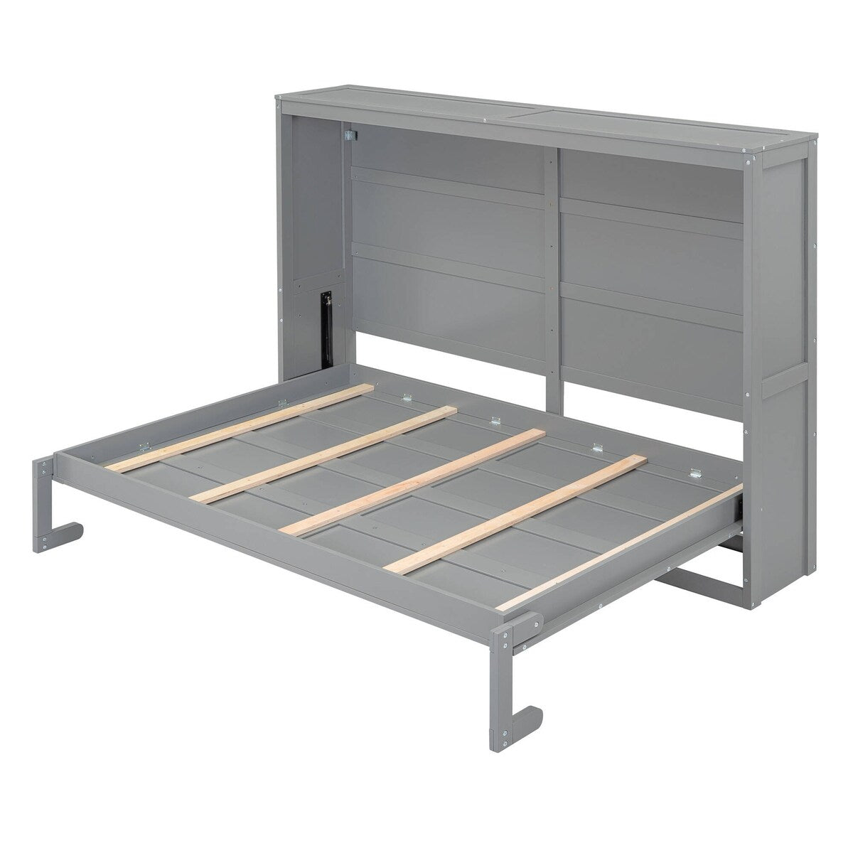 Full/Queen Size Wooden Murphy Bed Wall Bed