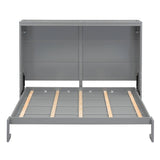 Full/Queen Size Wooden Murphy Bed Wall Bed