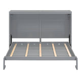 Full/Queen Size Wooden Murphy Bed Wall Bed