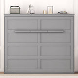 Full/Queen Size Wooden Murphy Bed Wall Bed