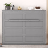 Full/Queen Size Wooden Murphy Bed Wall Bed
