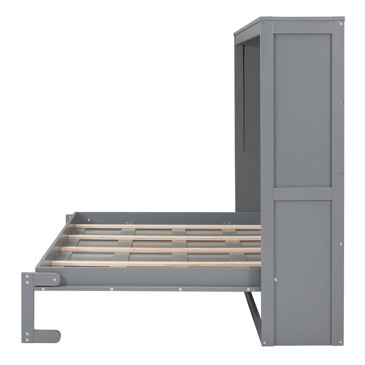 Full/Queen Size Wooden Murphy Bed Wall Bed