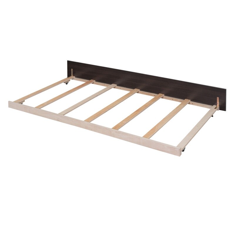 Full Size House Shaped Platform Bed with Twin Size Trundle, Solid Wood Kids Bed Frame for Bedroom Children Room, White