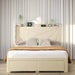 Full Size Platform Bed Frame with Storage and USB Charging Stations